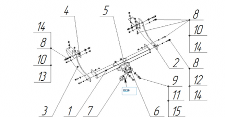 Фаркоп 2637-F Oris на Iveco Daily 2014- без выреза в бампере. Тип шара: F. Нагрузки: 2500/120 кг, масса фаркопа 30,5 кг (без электрики в комплекте) от магазина ФаркопРос